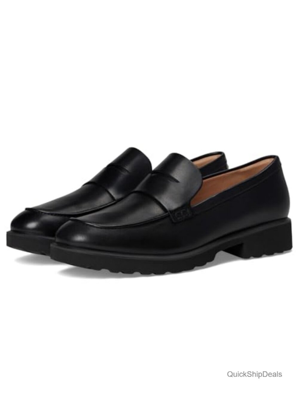Cole Haan Women's Leather Penny Loafers Moc Stitch Slip-On Flat